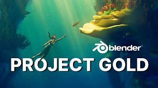 Project Gold - Blender Stylized Rendering Showcase