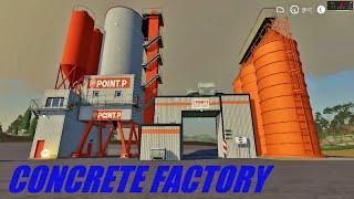 FarmingSimulator2019 CONCRETE FACTORY V1.0.0.0 by THESNAKE and  MAN F2000 V1.0.0.0 by CROWNZILLA