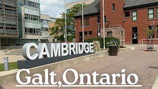 Galt, Cambridge, Ontario | Walkaround Downtown