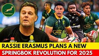 ERASMUS PREPARES A TOTAL OVERHAUL OF THE SPRINGBOKS FOR 2025! | SPRINGBOKS NEWS