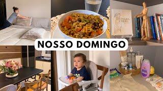 VLOG DO NOSSO DOMINGO: organizando a casa e almoço delicioso - receita de Yakisoba 