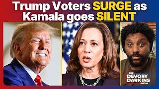 Trump Voters SURGE on Election Day as Kamala goes SILENT