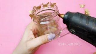 Glass Jaar Decor Ideas | DIY home Decoration  @ASHI Craft DIYS