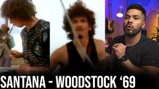 Santana's Soul Sacrifice (shorter version) at1969 Woodstock is special... (Reaction!)