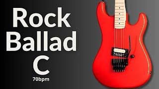 Rock Ballad Guitar Backing Track l Rock Pop l C Major