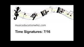 Time Signatures: 7/16