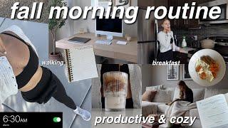 6:30AM Fall Morning Routine  productive habits & relaxing routine