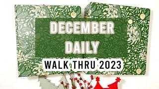 December Daily 2023 Scrapbooking Album Walk Thru