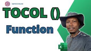 TOCOL() function is made easy in Excel