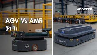 AGV vs AMR for Warehouse Automation | Robotic Solution | Addverb