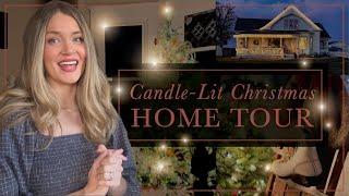 Quiet Countryside Candle-Lit Christmas Home Tour