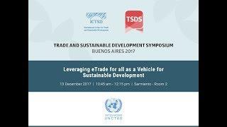 Leveraging eTrade For All as a Vehicle for Sustainable Development