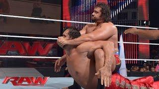 The Great Khali vs. Rusev: Raw, July 21, 2014