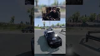 Do NOT Run From This POLICE HELLCAT in BeamNG Drive #shorts