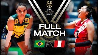  BRA vs  PER - Paris 2024 Olympic Qualification Tournament | Full Match - Volleyball