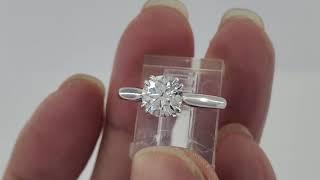 Harry Winston 1.01 ct Round Diamond Solitaire Engagement Ring D / VVS1 Rtl $38k