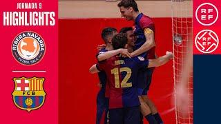 Resumen #PrimeraDivisiónFS | Tudelano Ribera Navarra 1-5 Barça | Jornada 9