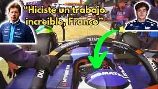 Esto Dijo FRANCO COLAPINTO Tras Su Debut En Williams | Prácticas Libres Silverstone F1 2024