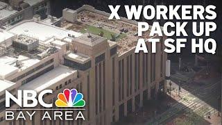 Workers at X headquarters in SF packing up for move — to South Bay