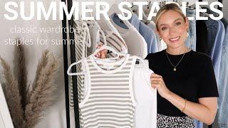 SUMMER WARDROBE STAPLES 2023! MUST-HAVE WEARABLE PIECES FOR YOUR SUMMER CAPSULE WARDROBE