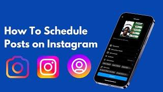 HOW TO SCHEDULE POST ON INSTAGRAM|| 2024 TUTORIAL