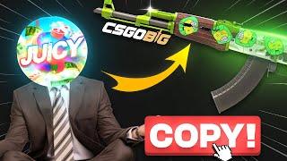 I Copied JUICY's CSGOBig GAMBLING Strategy...