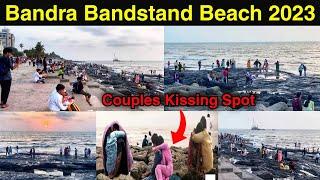 Couples Kissing Spot Bandstand Bandra | Bandra Bandstand | Bandra Beach Video Mumbai |