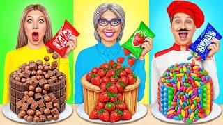 Me vs Grandma Cake Decorating Challenge | Funny Moments by Super Hyper DO