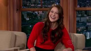 Melissa Benoist Shows Off Her Tattoos on Craig Ferguson