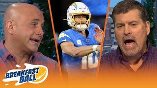 Chargers beat Broncos, Justin Herbert is ‘special’, Are the Chargers serious? | NFL | BREAKFAST BALL