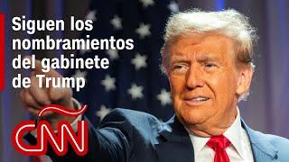 Donald Trump sorprende con nombramientos para su gabinete