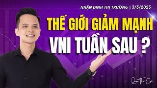 Chứng khoán hôm nay | Nhận định thị trường 03/03/2025: Chứng khoán thế giới giảm mạnh, VNI tuần sau