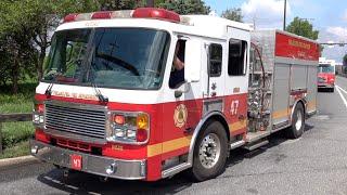 Philadelphia Fire Department Squad 47 & Squad 47A Responding