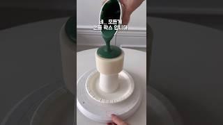 썩지않는 케이크가 있다고요? Making a cake that won't rot with candle wax