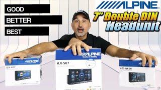 Compare Alpine 7" iLX-W650, iLX-407, iLX-507 Apple Car Play and Andriod Auto Headunit Radio Review