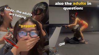 yoonchae, sophia & lara losing their goddamn mind