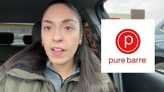 My first class at Pure Barre + pricing