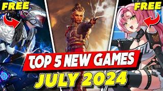 TOP 5 Best AAA & New Game In July 2024