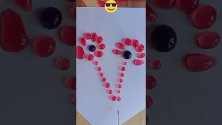 +🫐 Colours flower drops#shorts#ytshorts#waterdrop#colourmixing#satisfying