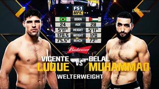 UFC 205: Luque vs. Muhammad 1 (Full Fight Highlights)