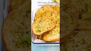 The garlic butter melts into all the nooks and crannies #airfryergarlicbread #shorts #food #airfryer