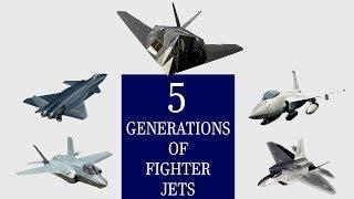 The Five Generations of Fighter Jets | Defence Command