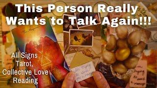 LOVE TAROT READING- THIS PERSON REALLY WANTS TO TALK AGAIN!! ️