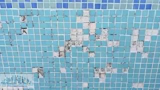 Loose SWIMMING POOL tiles, sharp edges? PISCINALINER Spain and Portugal