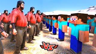 1000 Steve VS 1000 Recep İvedik - Minecraft