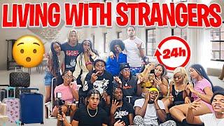 LIVING WITH STRANGERS FOR 24HRS | SLEEPOVER EDITION (NDA FORMS INCLUDED)