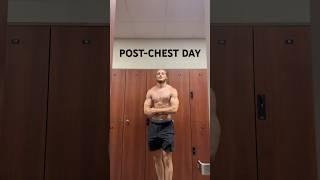 post-chest day #gym #shorts #lifting #fyp #chest #pump #logdog836 #bodybuilding #bodyfatpercentage