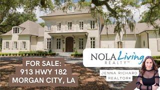 Luxury Home FOR SALE - Louisiana Custom Built Mansion near Morgan City, LA - Tour by Jenna Richard