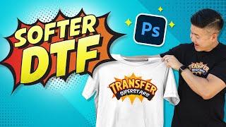 You've Been Printing DTF Transfers WRONG: Softer DTF Prints w/ Black Knockout Halftone Revealed!