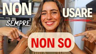 NON usare (sempre) "NON SO"